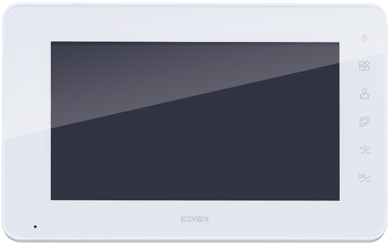 Kit videocitofonico Vimar Elvox posto esterno+monitor+alimentatore - K42930 04