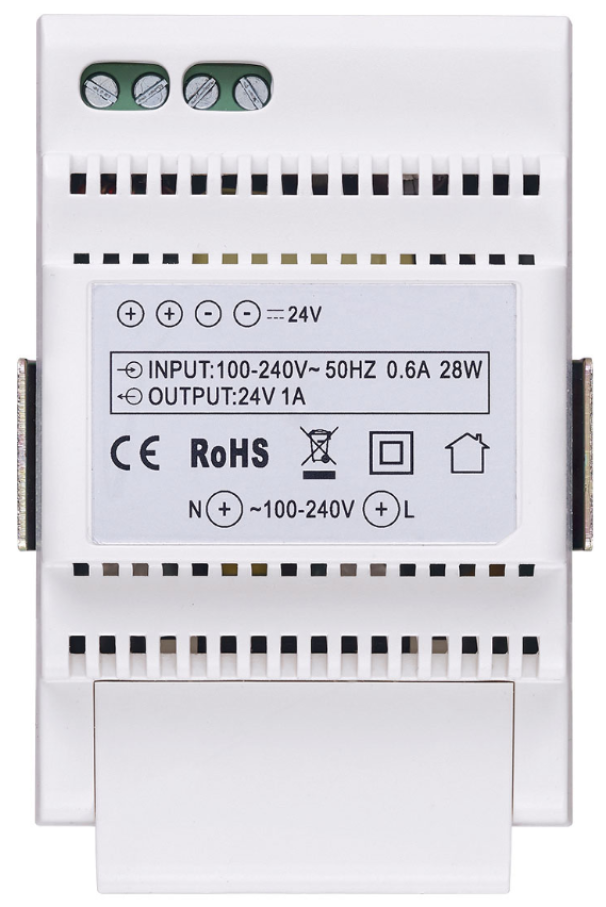 Kit videocitofonico Vimar Elvox posto esterno+monitor+alimentatore - K42930 05