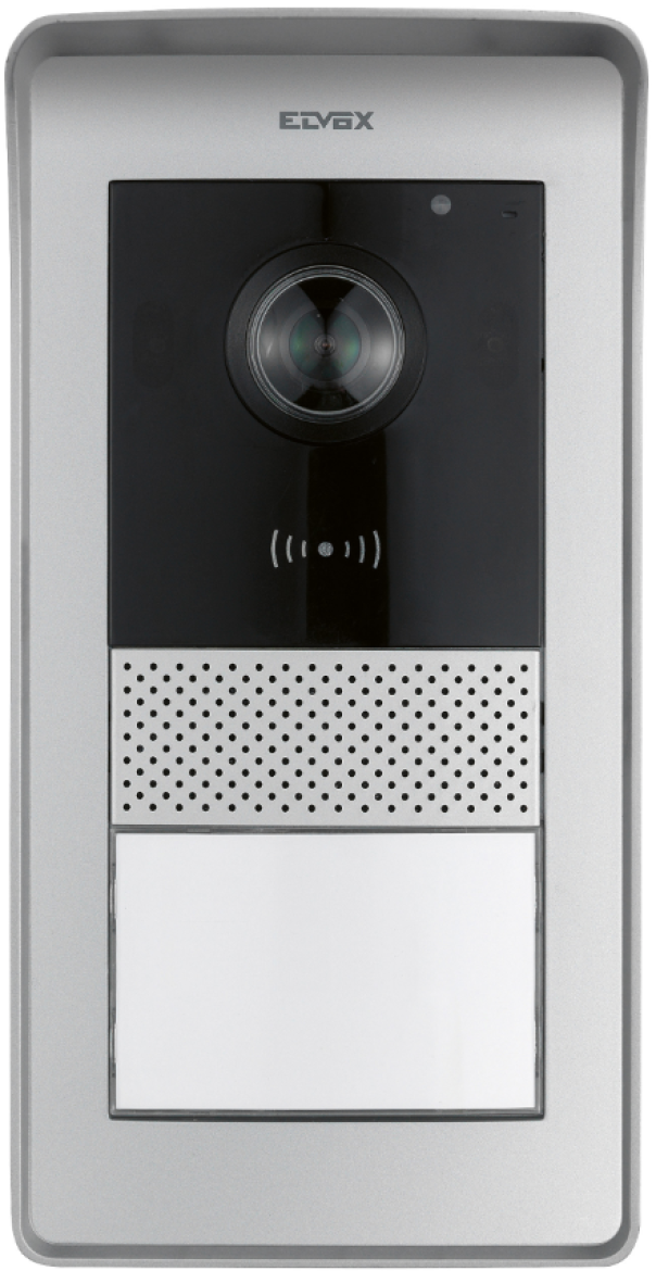 Kit videocitofonico Vimar Elvox posto esterno+monitor+alimentatore+distributore bus - K42911 02
