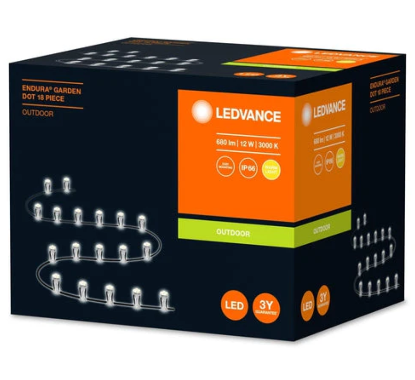 Segnapasso led Ledvance Endura Garden Dot 14W 3000K 18pz - LUM478473 03