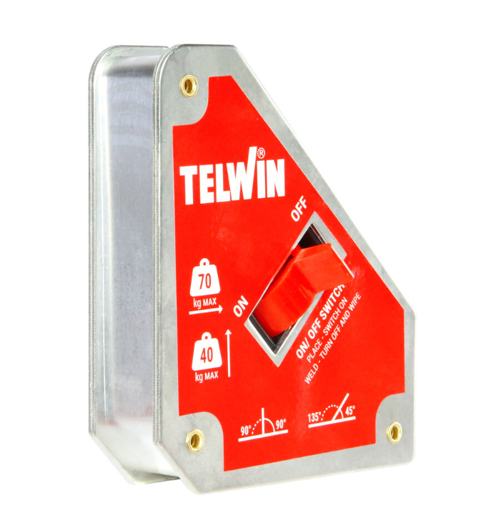Posizionatore magnetico ON/OFF Telwin 130x150mm max 70Kg - 804256 01