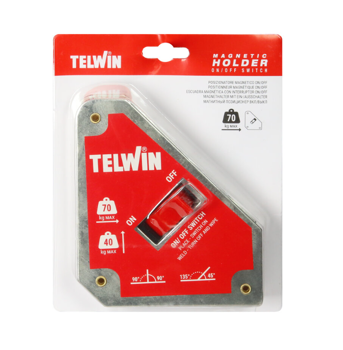 Posizionatore magnetico ON/OFF Telwin 130x150mm max 70Kg - 804256 02