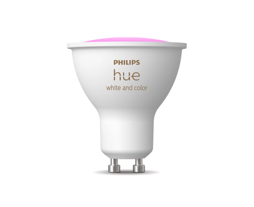 Lampadina led smart colorata Philips Hue attacco GU10 4.2W 2000-6500K - 22975400 01