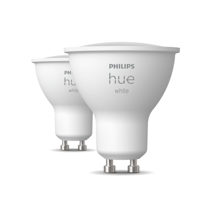 Lampadine led smart Philips Hue attacco GU10 2x4.2W 2700K 2pz - 23023100 02