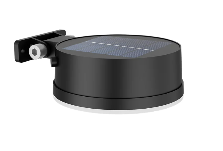 Lampada da parete led a energia solare con sensore Philips Vynce 1.5W 2700K nero - 26562200 01