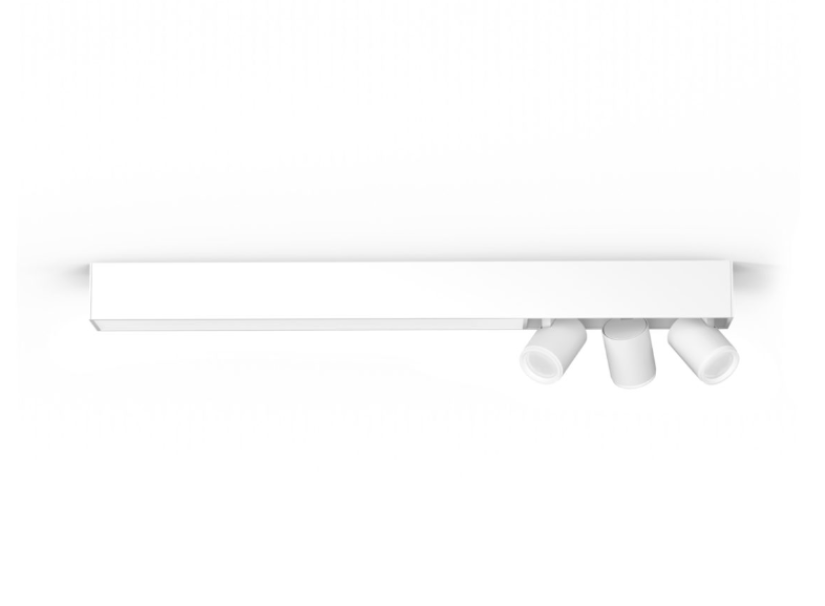 Plafoniera con faretti led bluetooth Philips Hue Centris 3x5.7W + 36W 2000-6500K bianco - 31849600 02