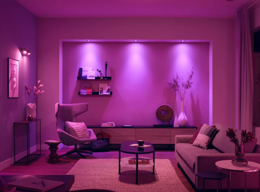 Faretti ad incasso led orientabili bluetooth Philips Hue Centura 3x5.7W 2000-6500K alluminio 3pz - 31885400 04