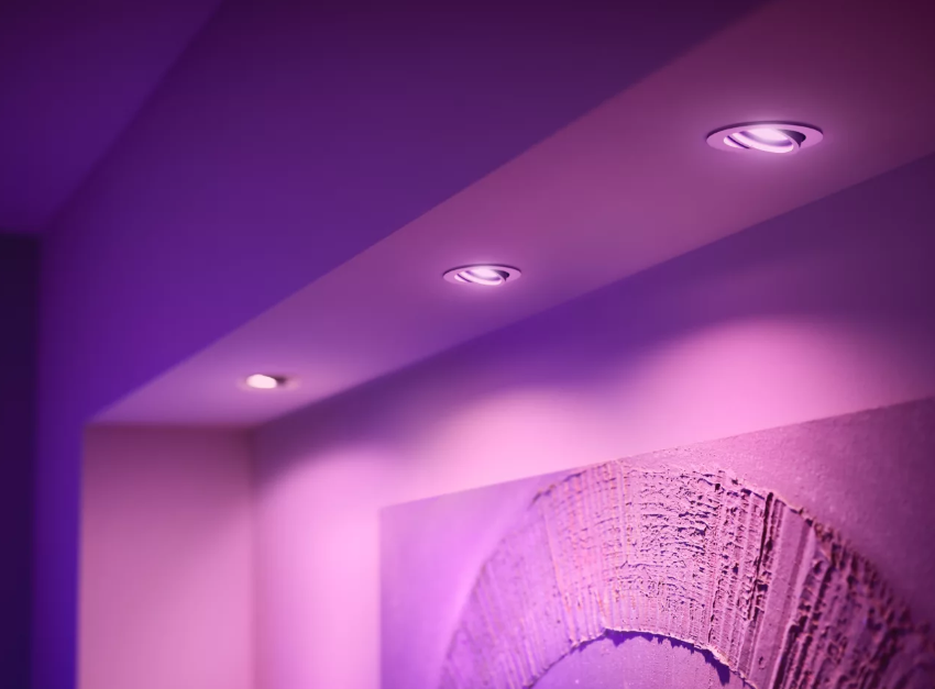 Faretti ad incasso led orientabili bluetooth Philips Hue Centura 3x5.7W 2000-6500K bianco 3pz - 31909700 03