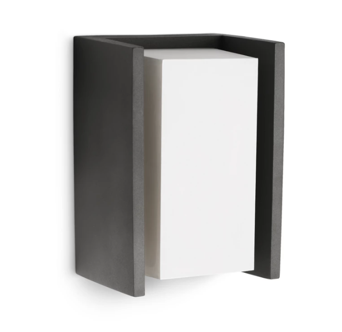 applique da parete per esterni antracite in alluminio moderna Philips protezione IP44