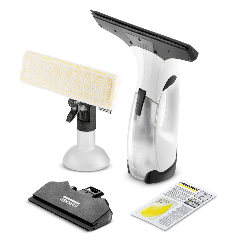 Lavavetri portatile a batteria Karcher WV 2 PLUS N serbatoio acqua 100ml bianco - 1.633-642.0 01