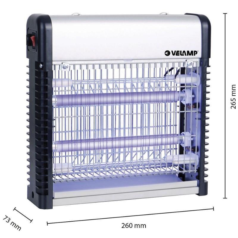 zanzariera elettrica uv velamp con dimensioni 260 265 mm