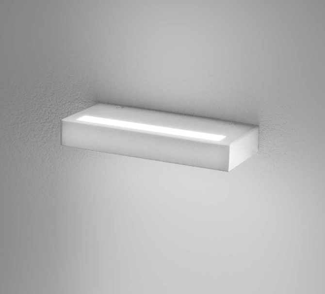 Lampada da parete led Gea Luce 10+10W 3000K bianco - GAP520 01