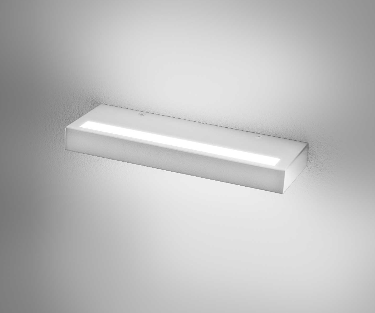 Lampada da parete led Gea Luce 17+17W 3000K bianco - GAP522 01