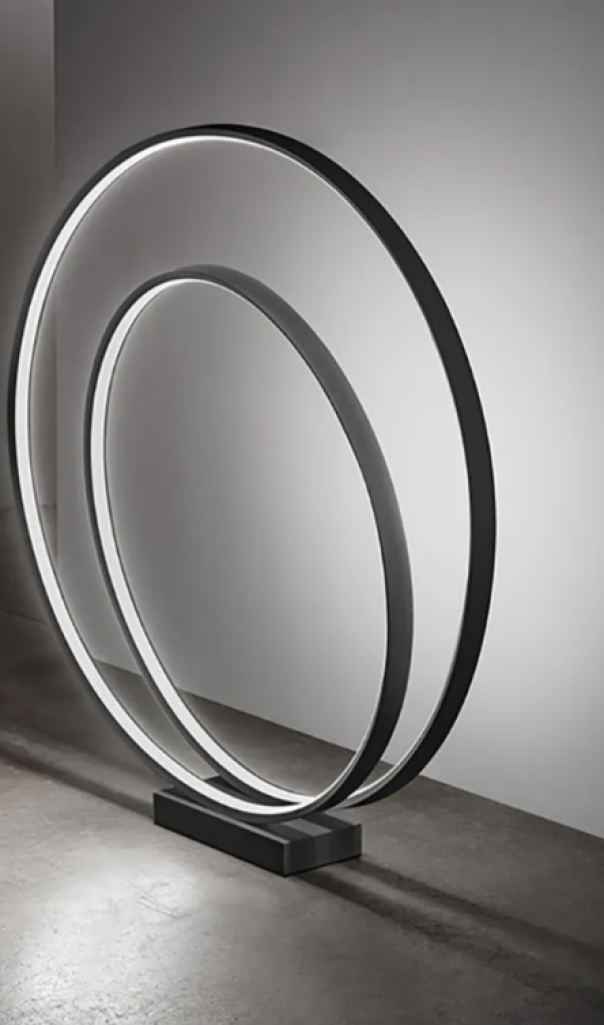 Lampada da terra led a piantana Perenz Ritmo 93W 3000K nero - 6648NLC 02