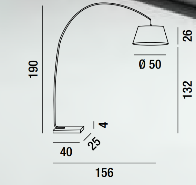 Lampada da terra a piantana Perenz Tamara 1xE27 max 40W nero opaco - 6796N 02