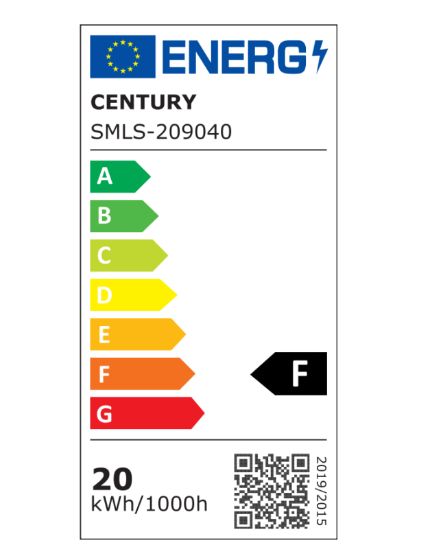 Proiettore led Century Smile 20W 4000K nero - SMLS-209040 04