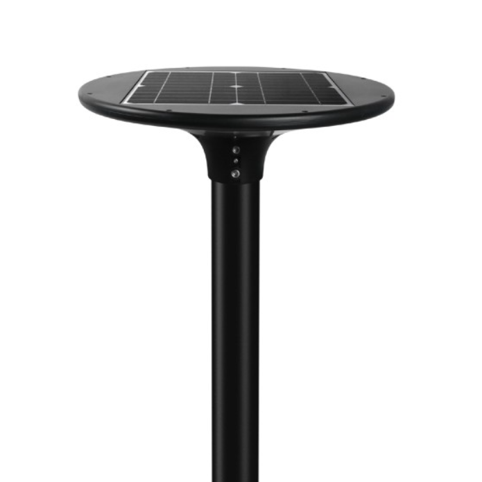 Testa palo led ad energia solare Velamp Spielberg 20W 4000K nero - SL608 01