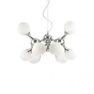 Lampada a sospensione nodi bianco sp9 9x40w attacco e14 082059