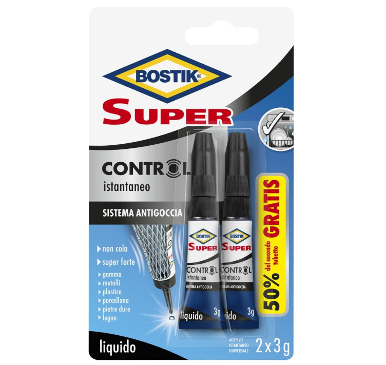 Adesivo istantaneo universale Bostik 2x3g - W060258135 01