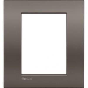 Livinglight air placca 3+3 moduli colore argilla lnc4826cy