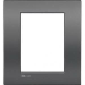 Livinglight air placca 3+3 moduli colore street lnc4826st