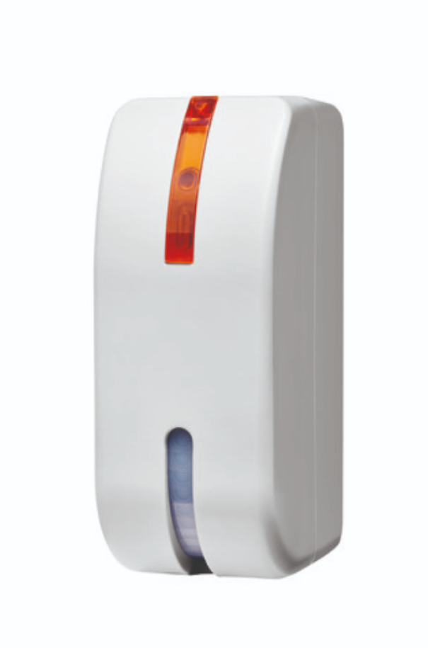 Rilevatore a doppia tecnologia wireless Urmet ad effetto tenda max 8m bianco - 1051/107 01