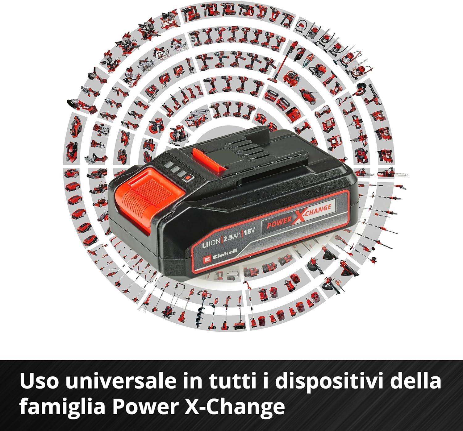 Kit batteria e caricabatteria Einhell 5.2Ah 3A 36V - 4512147 04