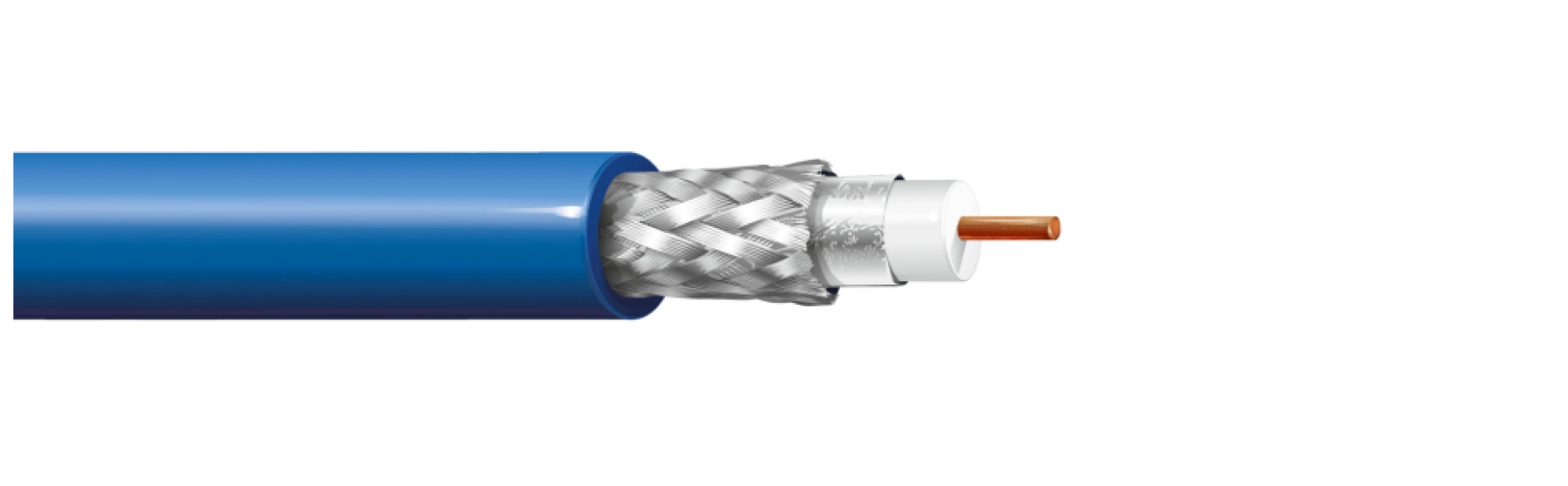 Cavo per videocontrollo ITC da 3.3mm blu vendita al metro - DS-40BHB500 01