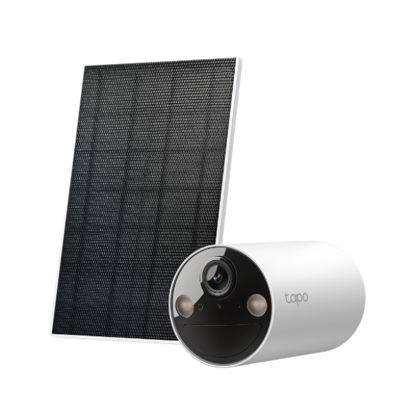 kit telecamera wifi tapo con pannello solare tc82