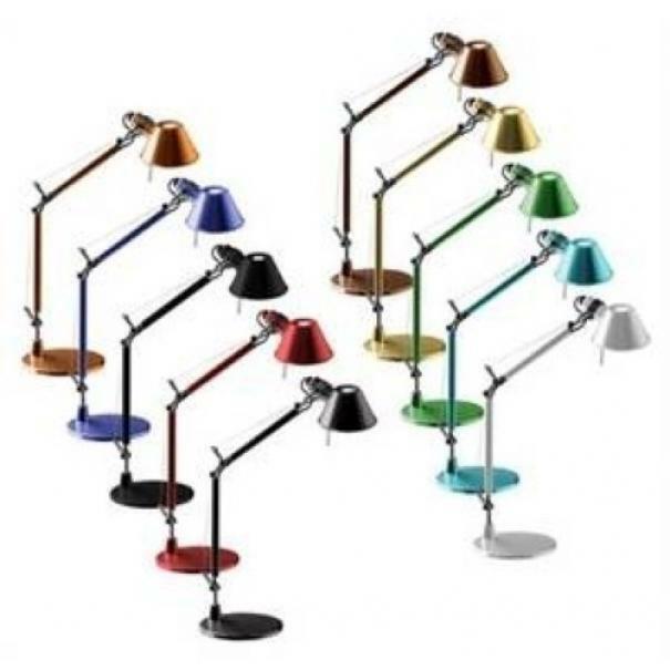 artemide artemide tolomeo micro oro lampada da tavolo bracci mobili  0011860a - foto 3