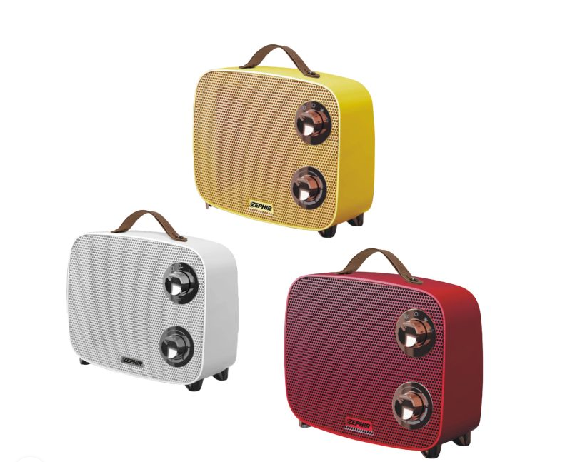 Termoventilatore ceramico Zephir 2x750W max 15m2 bianco - ZPTC888 01