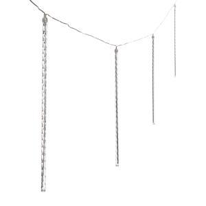 Tubi nevicata led giocoplast 10 tubi 480 luci da 5m bianco caldo - 14524548