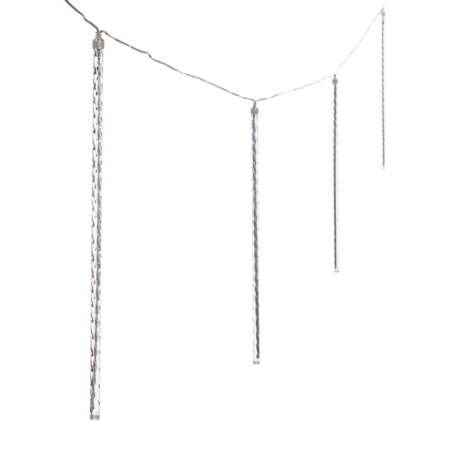 Tubi nevicata led Giocoplast 10 tubi 480 luci da 5m bianco caldo - 14524548 01