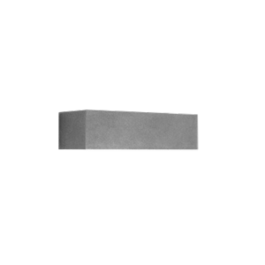 Lampada da parete led  quasar 30 b 32w 3000k grigio metallizzato - 303566