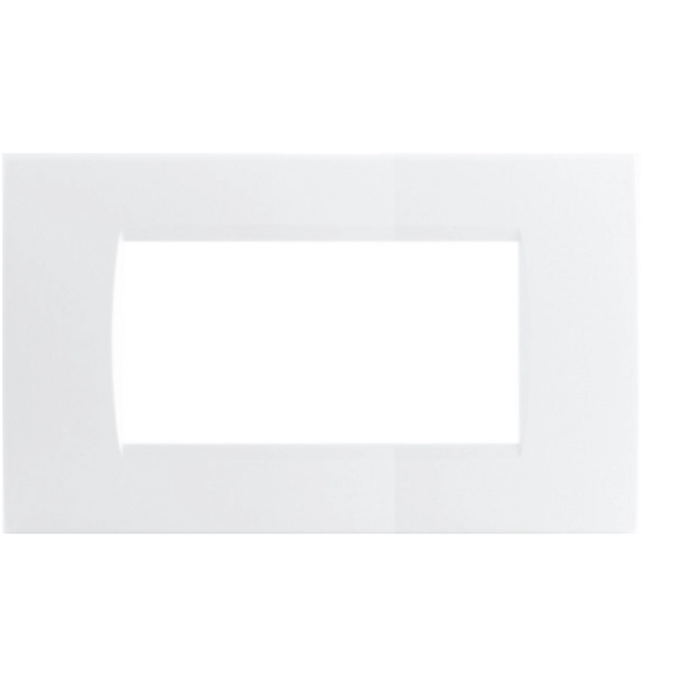 Placca Mapam Art 4 moduli bianco - 8004-01 01