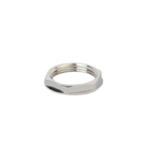 Ghiera filettata  m25x1.5 ottone nichelato - 6006-25