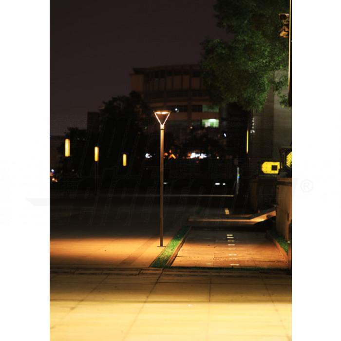 Lampione led a energia solare Alpha Elettronica Modus 20W 3000K grigio antracite - JO638/VW1 06