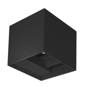 Lampada da parete led  up&down 10w 3000-4000-6500k nero - udsne-1010