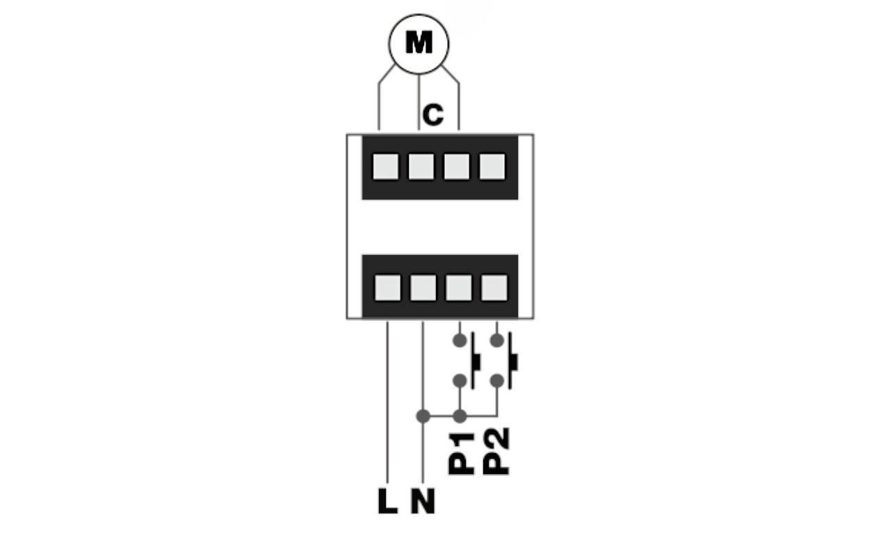 Centrale wifi per motore tende e tapparelle LEF max 500W - MCU-M/ONE 02