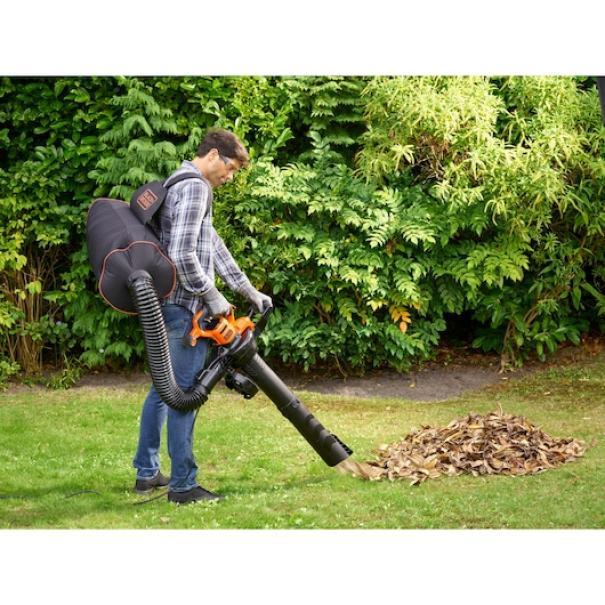 Soffiatore/aspiratore/trituratore a filo Black & Decker con zaino 3000W - BEBLV300-QS 03