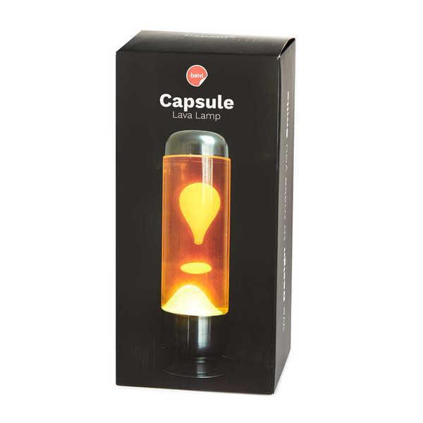 Lampada da tavolo led GeneralImport Lava Capsule attacco GU10 35W arancione - 28011 03