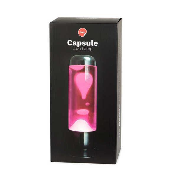 Lampada da tavolo led GeneralImport Lava Capsule attacco GU10 35W rosa - 28012 03