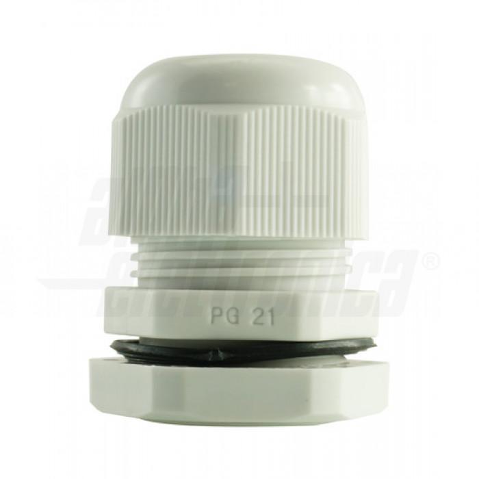 Serracavi in nylon Alpha Elettronica diametro cavo 13-18mm bianco - 514-21 01