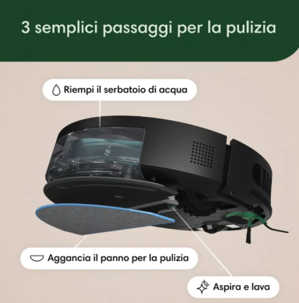 Robot 2-in-1 Roomba Combo Essential Nero  Lava e Aspira - ROOMBACOMBOESSENTIAL 03