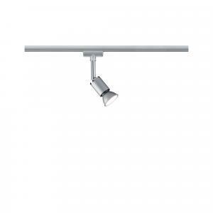 Pure ii spot da soffitto attacco gu10 in plastica metallo colore cromo opaco per sistema binario urail 95331