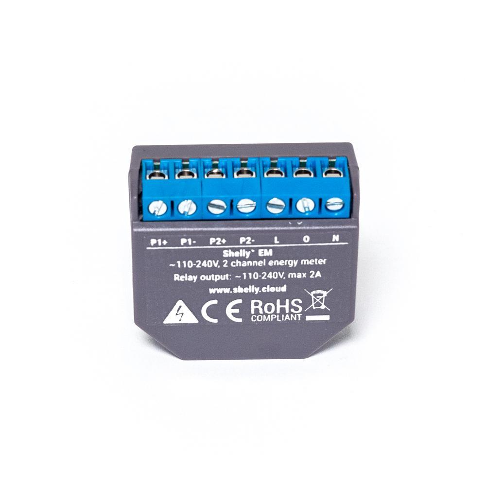 Misuratore di corrente wifi Shelly 1W 120A - SHEM50 02