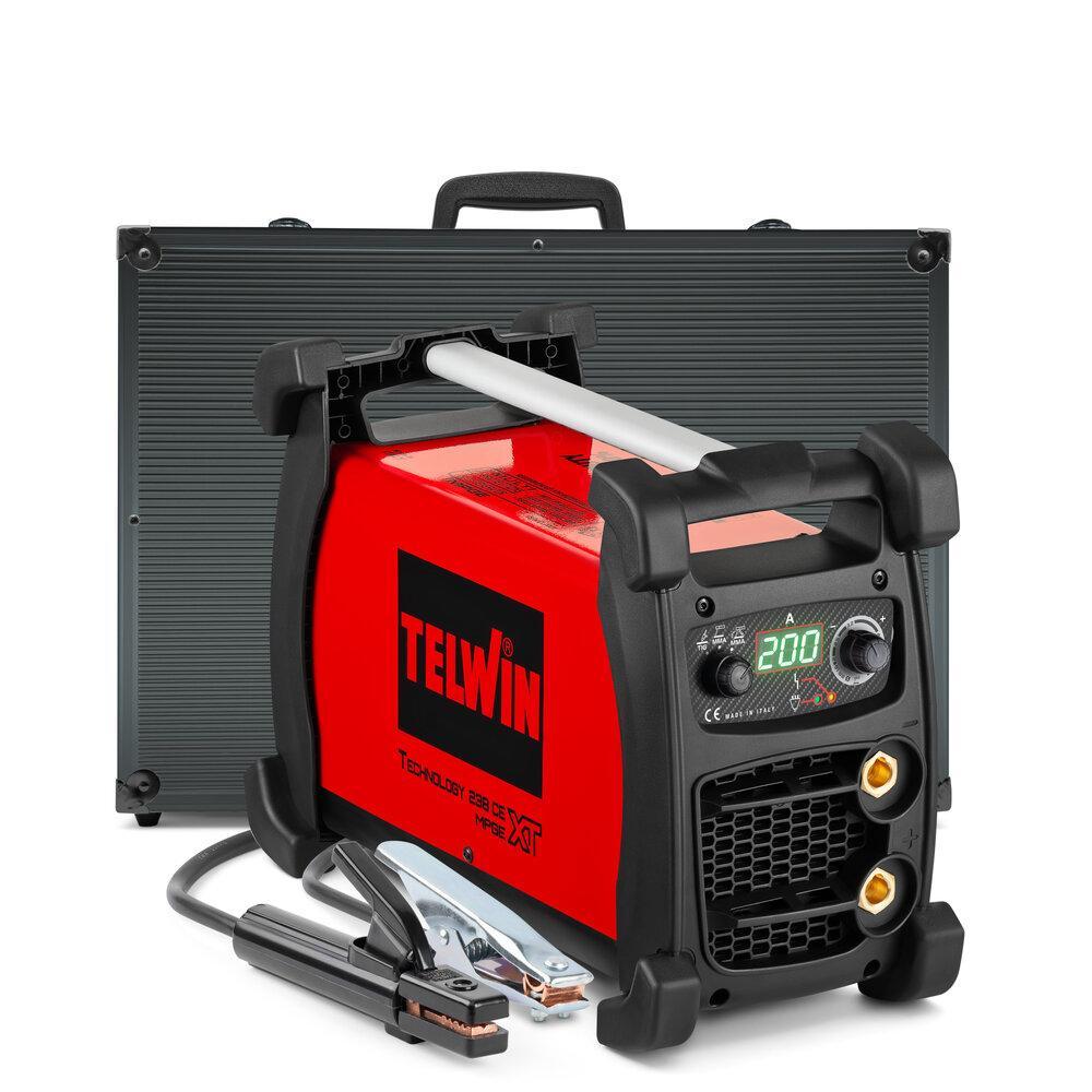 Saldatrice inverter ad elettrodo Telwin Technology 238 XT 10kW max 39A - 816258 01