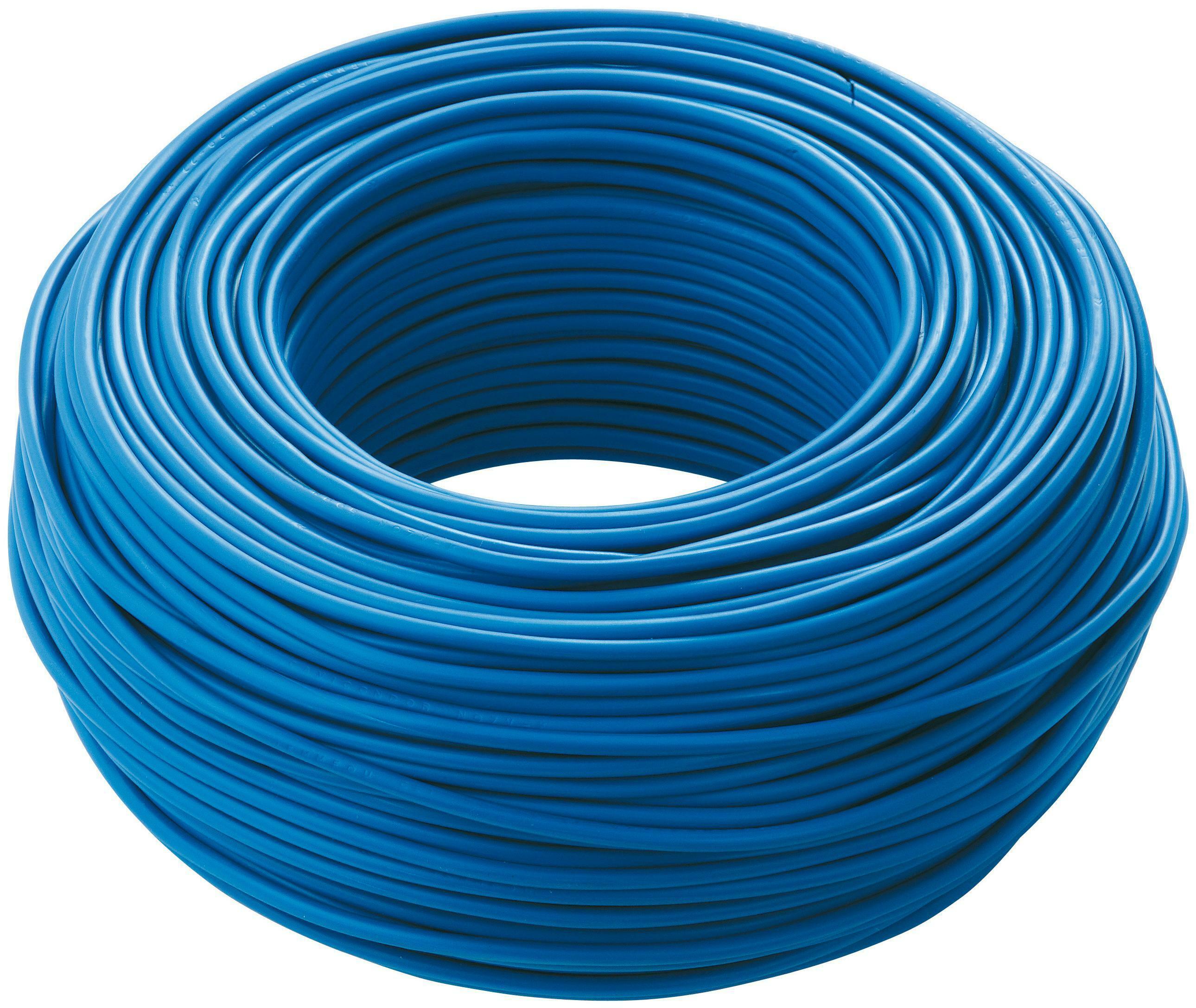 cavi cavi 100 metri cavo unipolare cordina fs17 blu sezione 1x1mmq n07v-k1x1bl fs17-1bl/b100 - foto 1