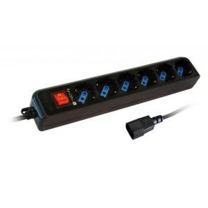 Multipresa 6 posti ic intracom 300415-italiana bipasso con spina vde-nero