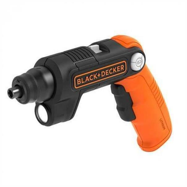 black & decker black & decker svitavvita 3,6v litio con impugnatura orientabile e torcia integrata bdcsfl20c-qw - foto 1